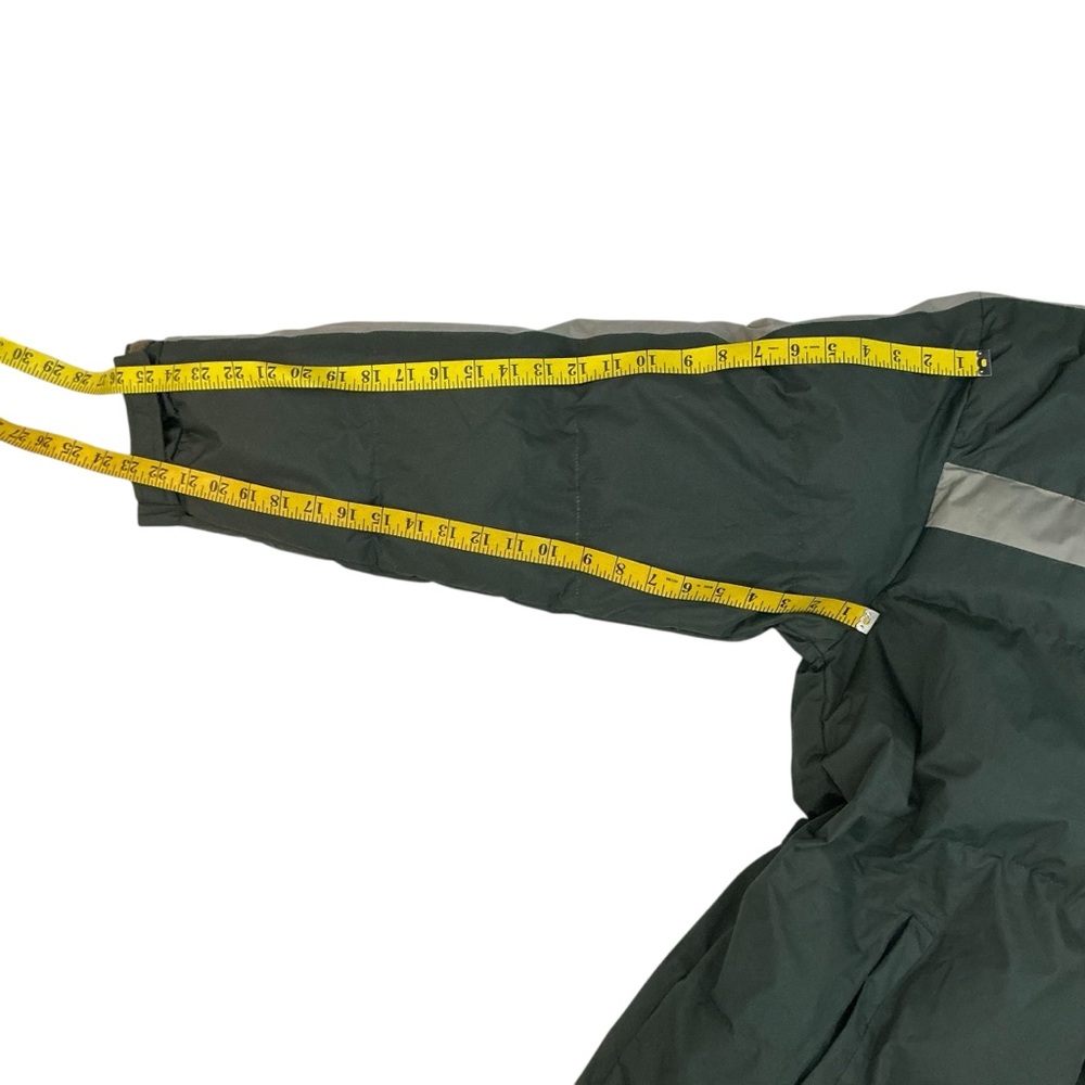 Totes Men’s Puffer Storm Jacket Winter Zip Up Coat Insulated Green Gray 2XL - Picture 5 of 16